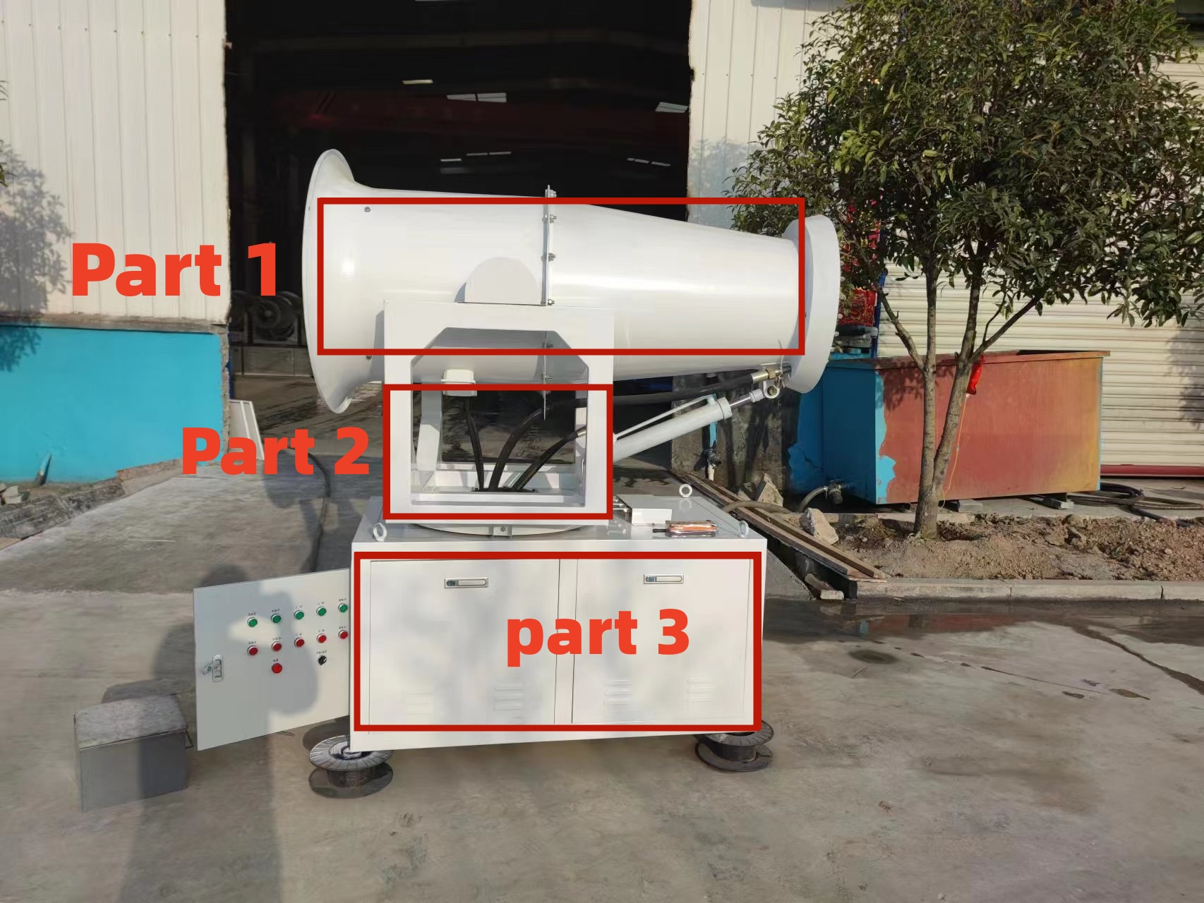 30-150 Meter Fog Cannon